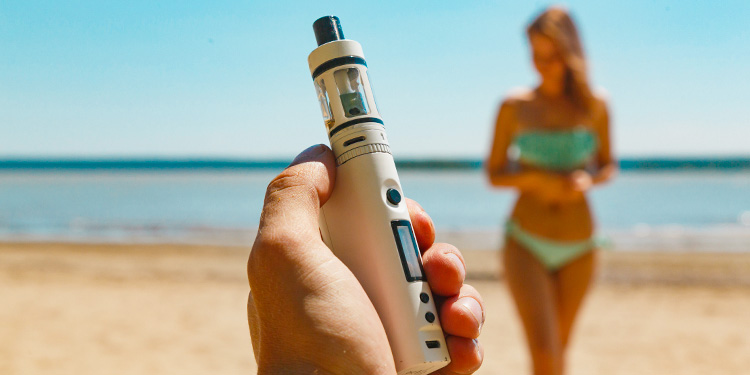 Vaping at the Beach