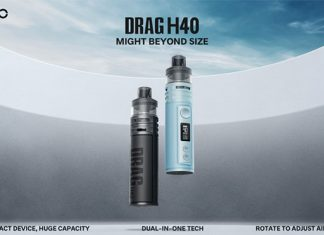 The Smallest POD MOD from VOOPOO, DRAG H40, is Officially Released