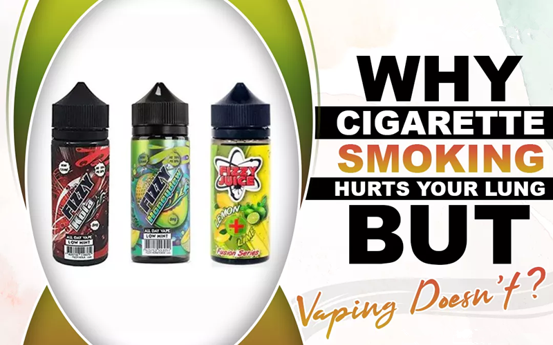 Why Cigarette Smoking Hurts Your Lung But Vaping Doesn't?