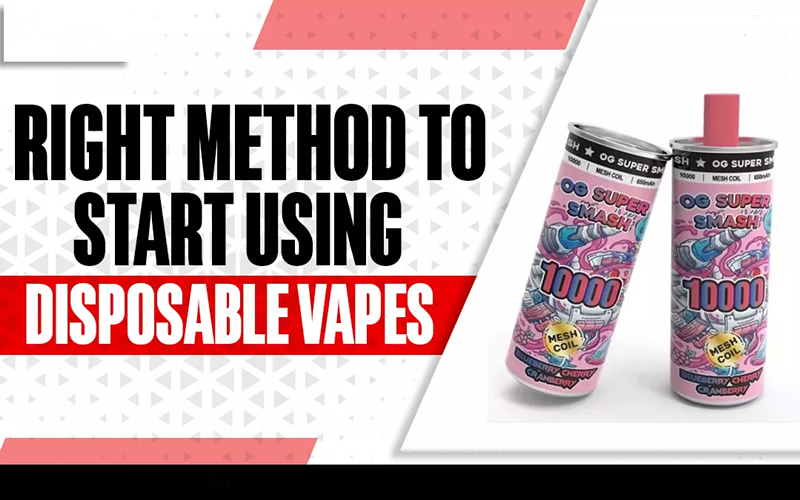 Right Method To Start Using Disposable Vapes