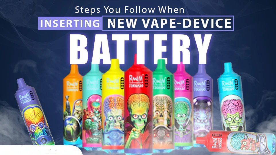 Steps You Follow When Inserting New Vape-Device Battery