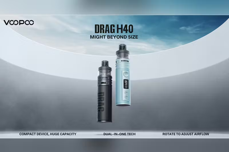 Press Release: The Smallest POD MOD from VOOPOO, DRAG H40, Is Officially Released