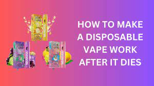 How To Make A Disposable Vape Work After It Dies?