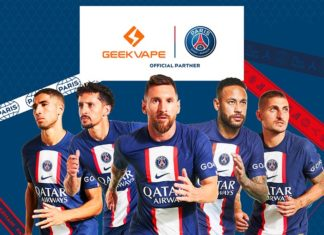 Paris Saint-Germain Announces Partnership with Leading Vaping Brand Geekvape